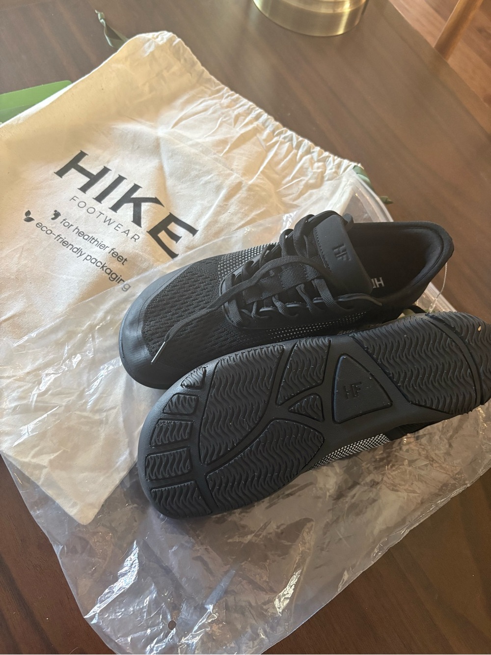 HIKE Athletic Barefoot Shoes - Black size 41 - Picture 2 of 4